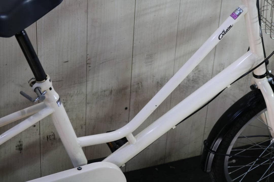 あさひ製CREAMカーゴ 20インチ 内装3段AUTO LED minivelo