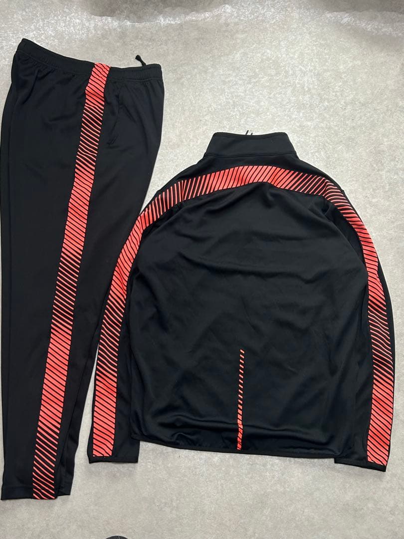 セットアップ アシックス トレーニングジャージ ジャケット L 黒 D1