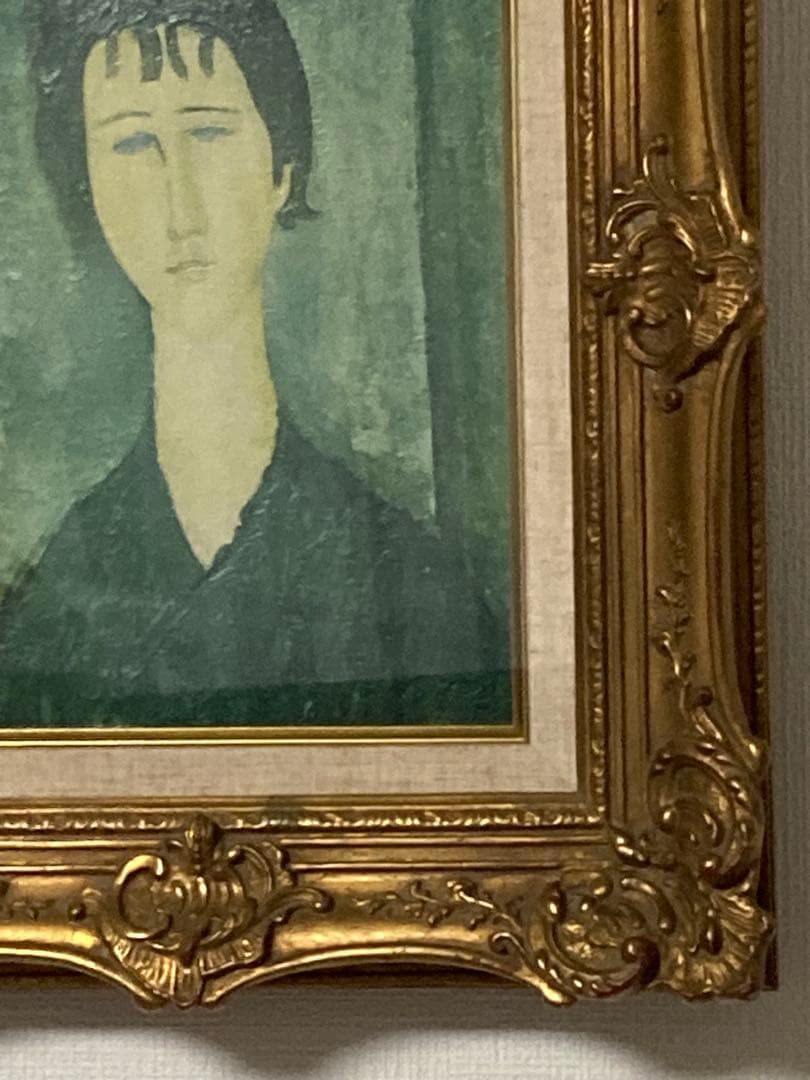 ◆モディニアーニ『 婦人像 』 ◆世界が認める/ PAT承認/ 名画 ◆油彩画