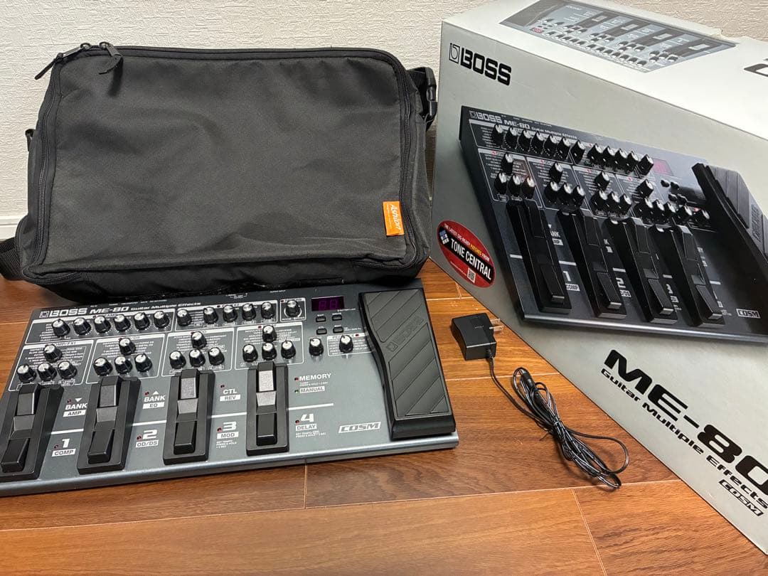 BOSS マルチエフェクター ME‑80（本体＋ACアダプタ ＋ ソフトケース）