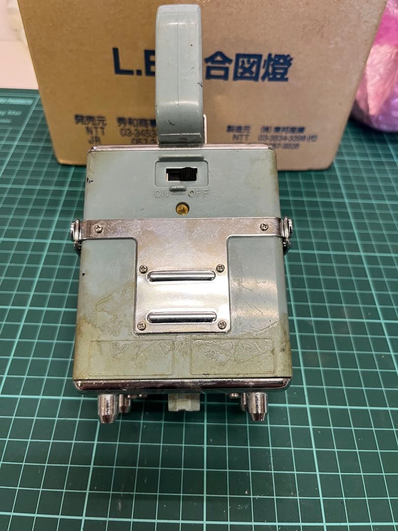 鉄道 LED 合図灯 橙 線閉作業用