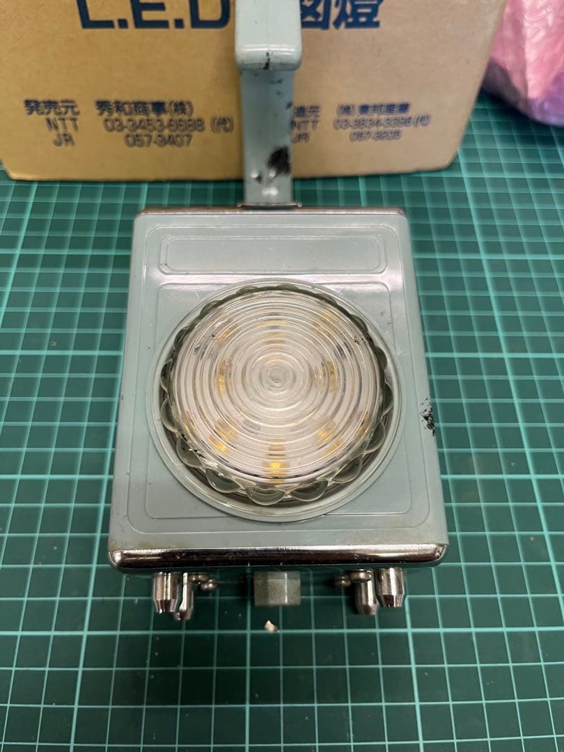 鉄道 LED 合図灯 橙 線閉作業用