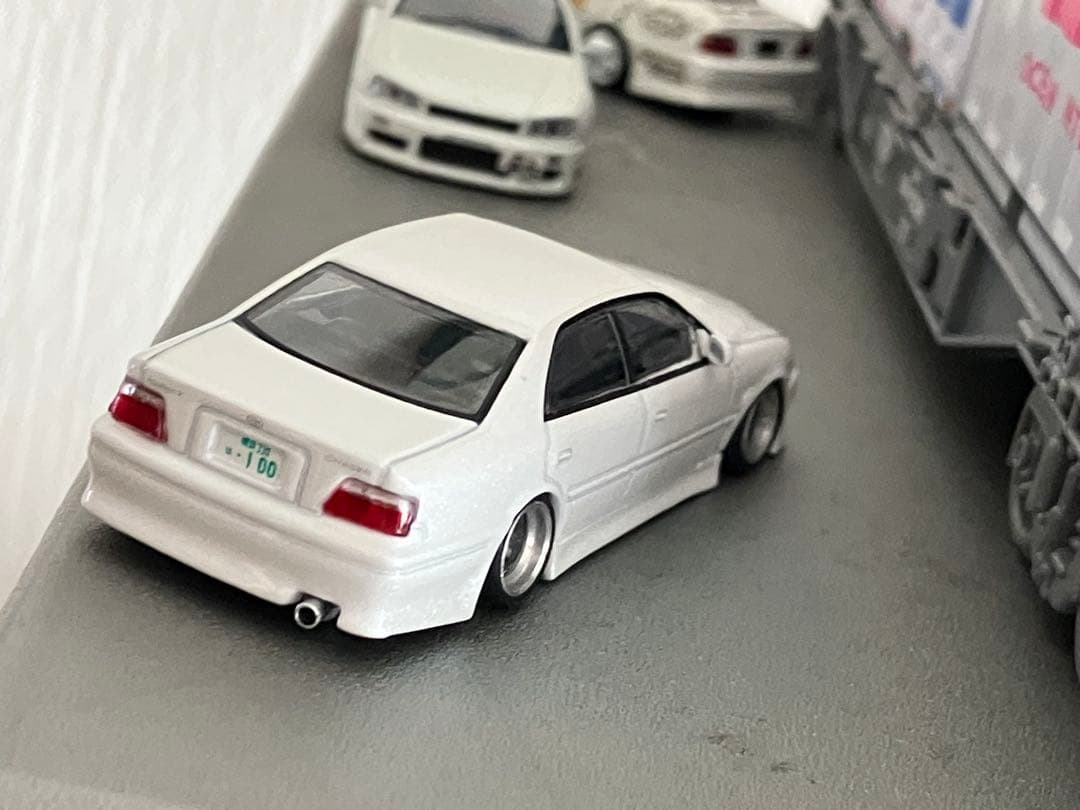 トヨタ　チェイサー　改造　ミニカー　jzx100