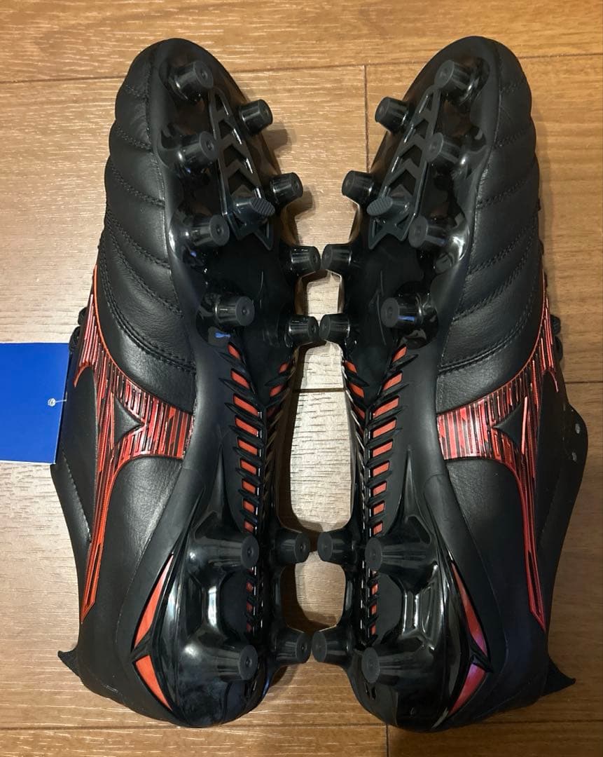 【新品未使用】MIZUNO MORELIA NEO Ⅳ JAPAN ミズノ赤黒②