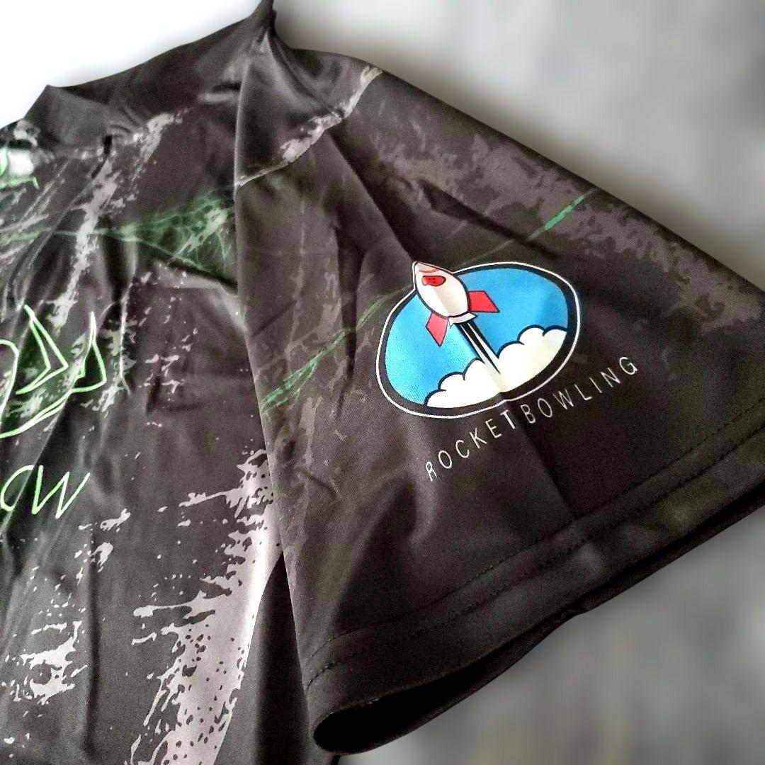 ✨新品✨ボウリングウェア　【3XL】　ブラックウィドー　ブラック　大きめ