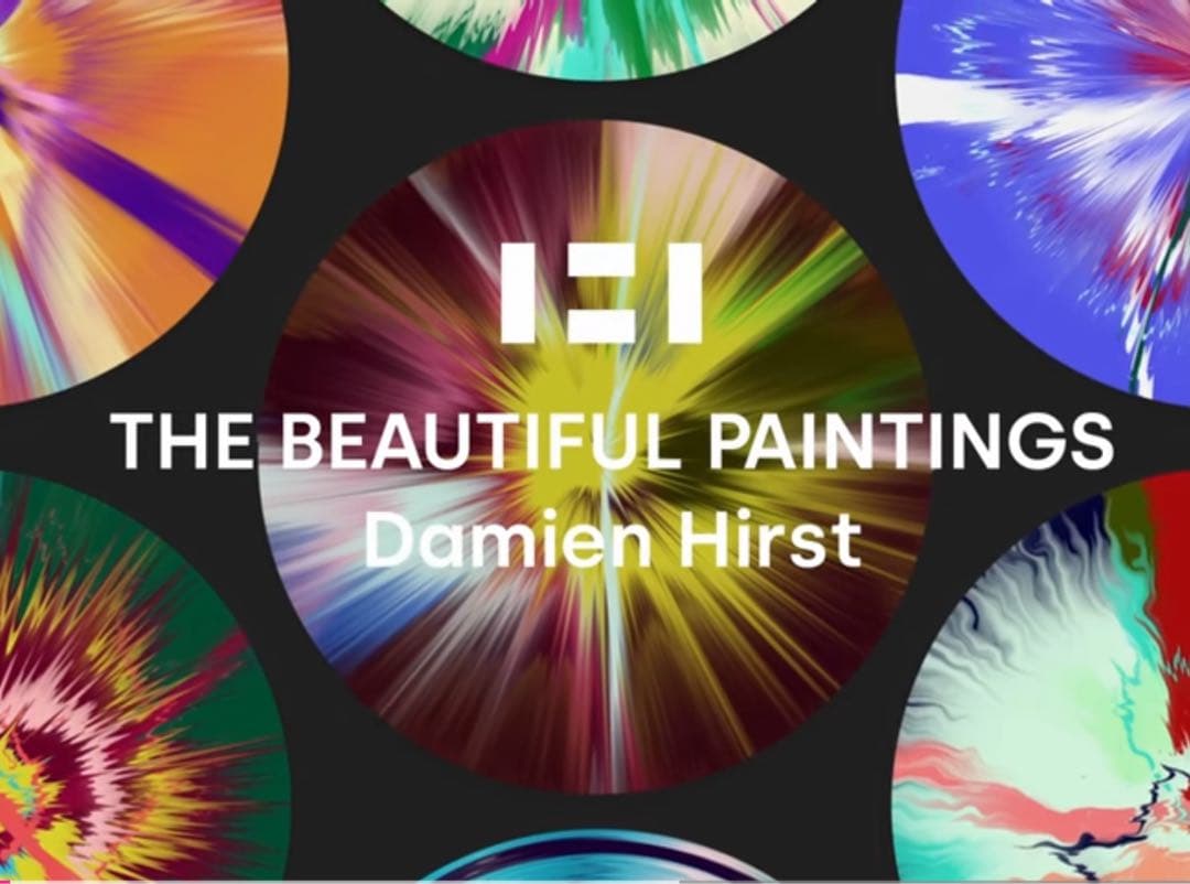 DAMIEN HIRST 2023絵画　取扱ギャラリー購入