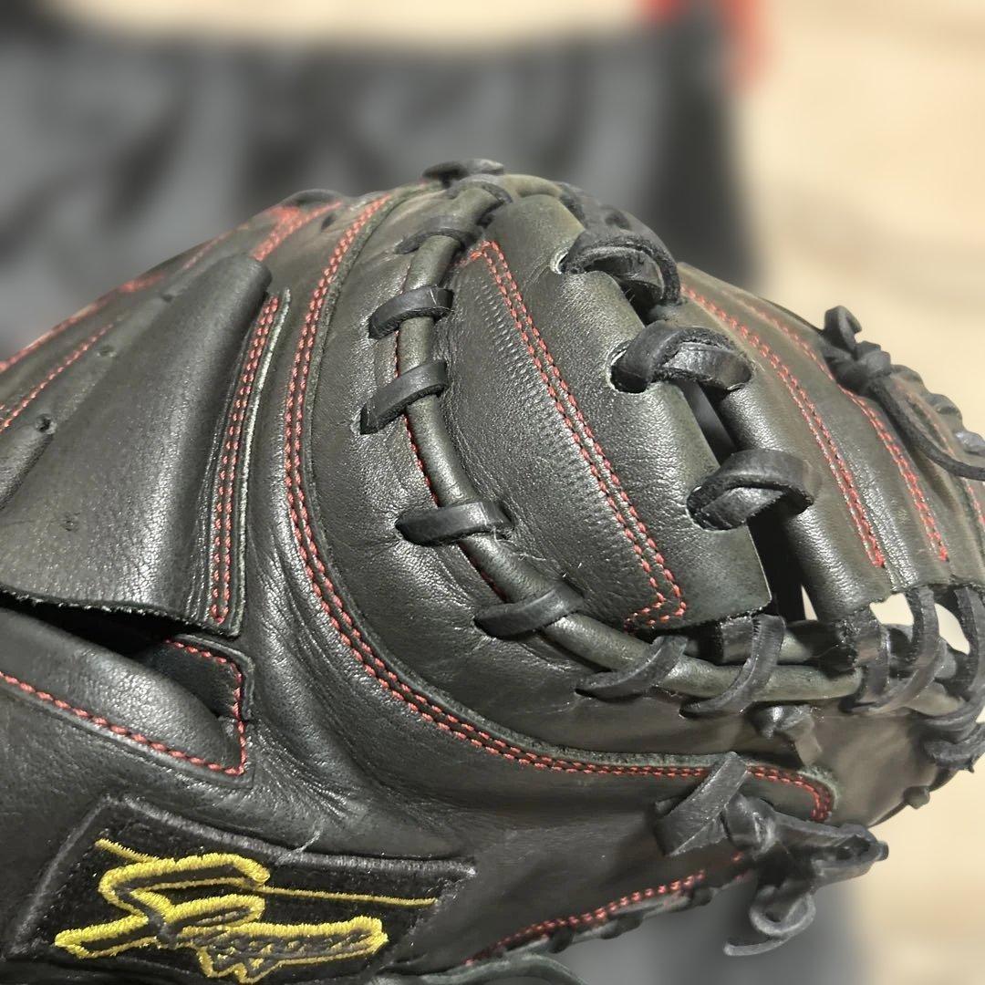 久保田スラッガー　KUBOTA SLUGGER 黒 軟式野球　キャッチャーミット