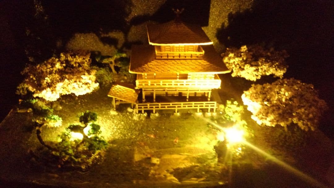 お寺✨お城✨新金閣寺✨プラモデル‼️SP仕上げジオラマ、製作オーダー受付ます❗
