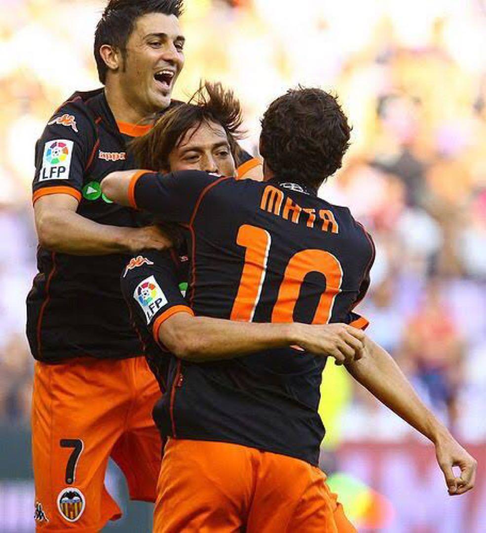 バレンシア 08/09 シルバ #21　ユニフォーム　長袖　アウェイ