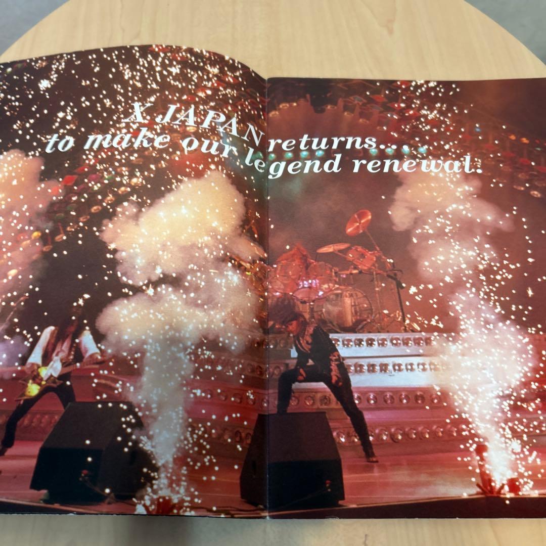 超レア32年前のX JAPAN パンフレット1993TOKYODOME