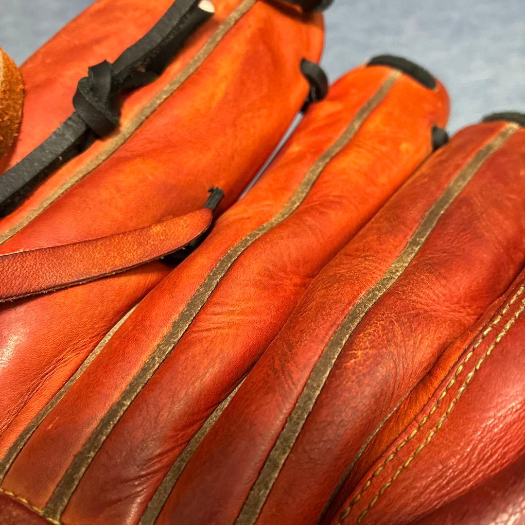 Mizuno Pro 軟式グローブ レッド