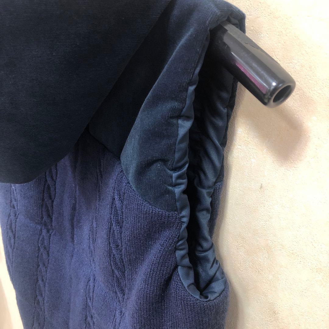 ルコックスポルティフレディスゴルフ中綿入りベストLネイビー