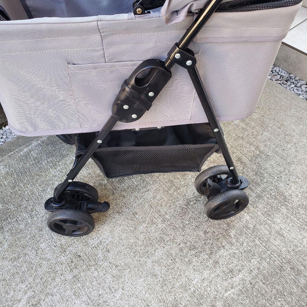 大阪熊ペットカート 分離型 グレー 中小型「BELLO」 極美品