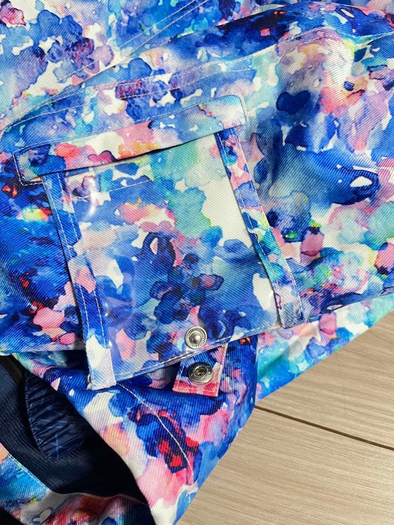 iCEPARDAL スノーボードウェア プロテクター付き　水彩絵の具柄