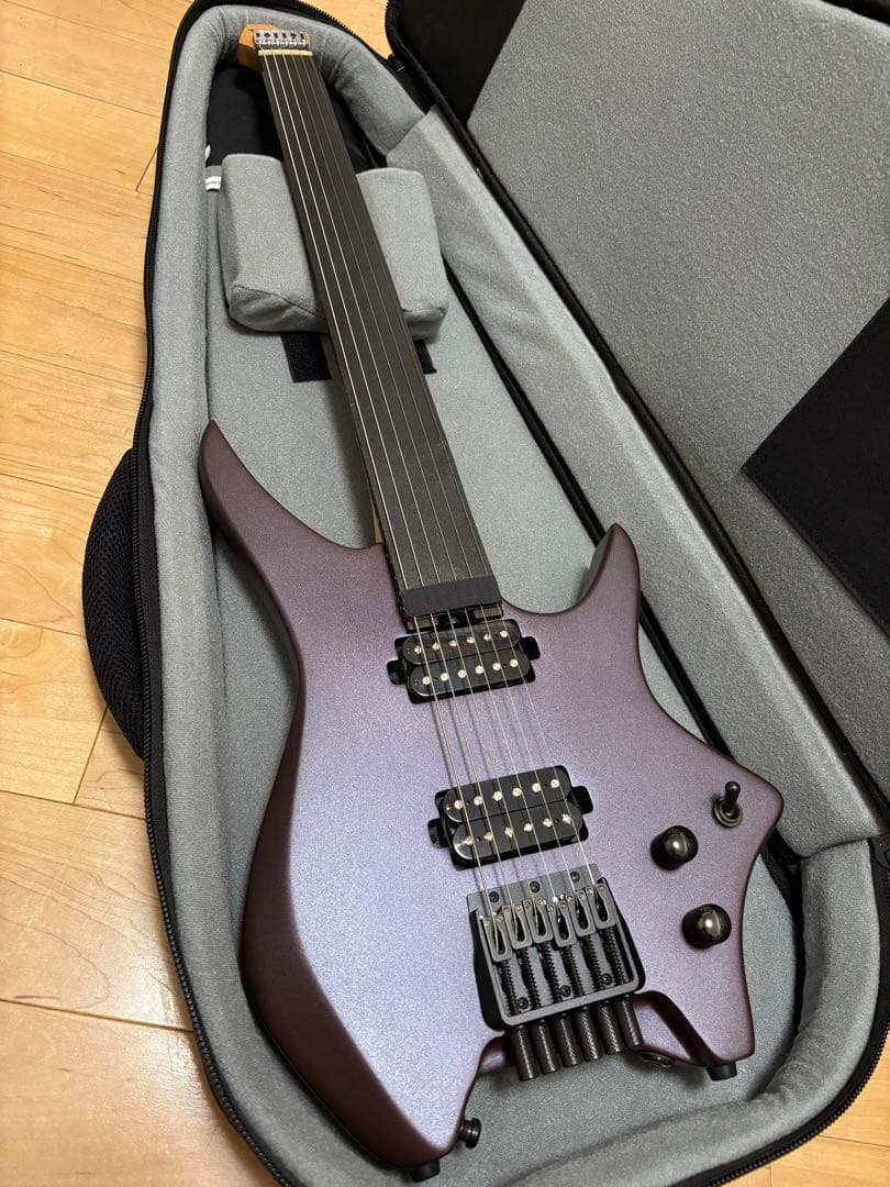 美品 HEX guitars N400 llic deep purple