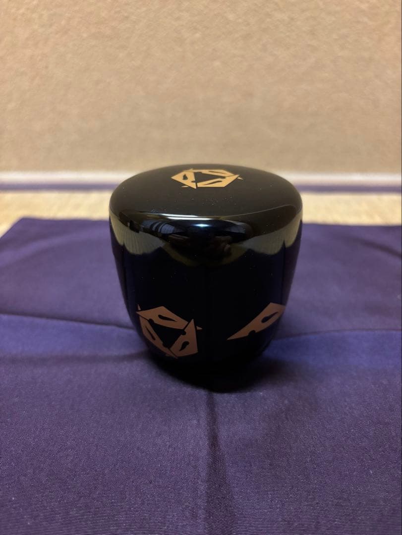 初瀬川柳庵　即中斎好　出世ウロコ中棗　即中斎　箱書　茶道具　茶器