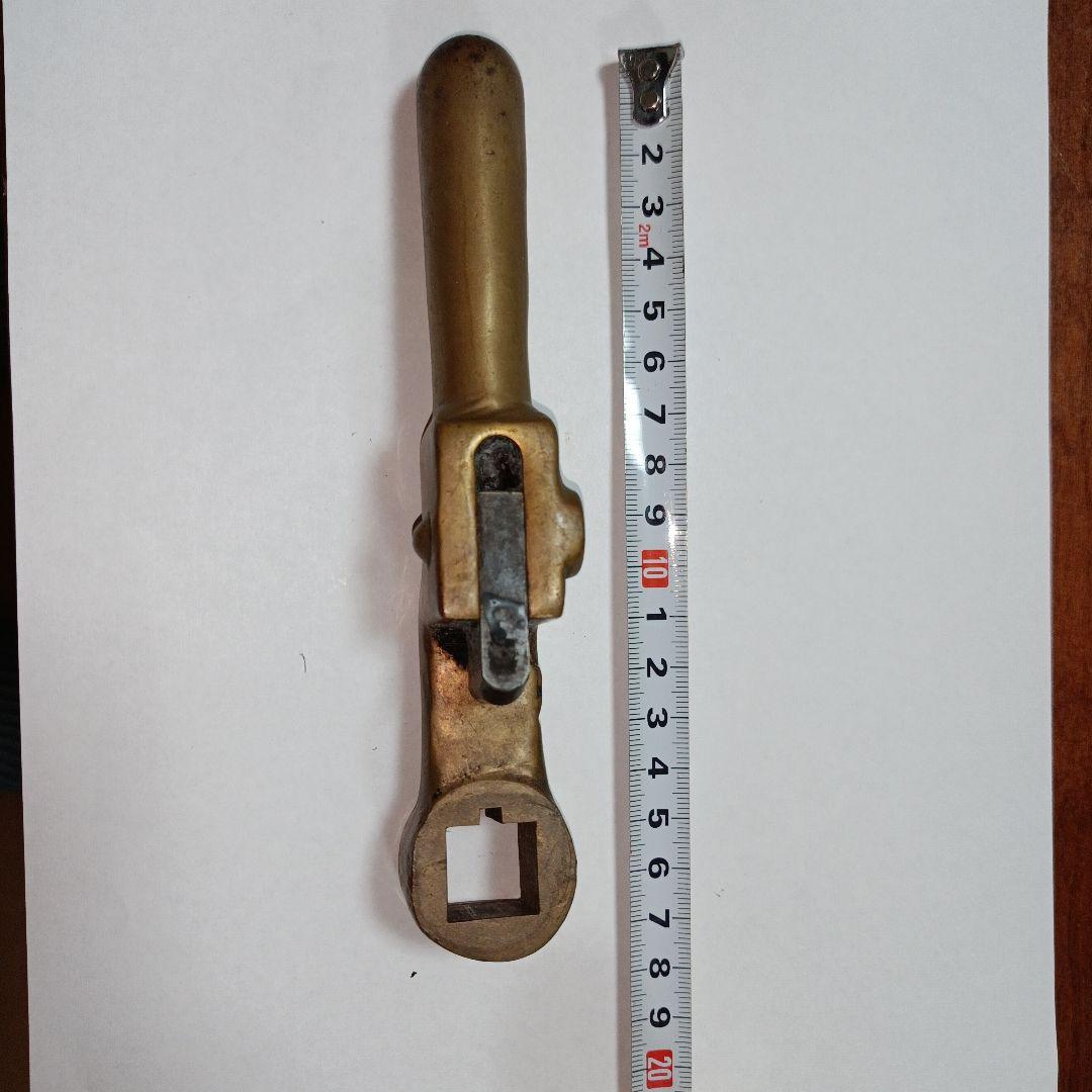 金属製 レンチ型 鉄道部品 約17cm