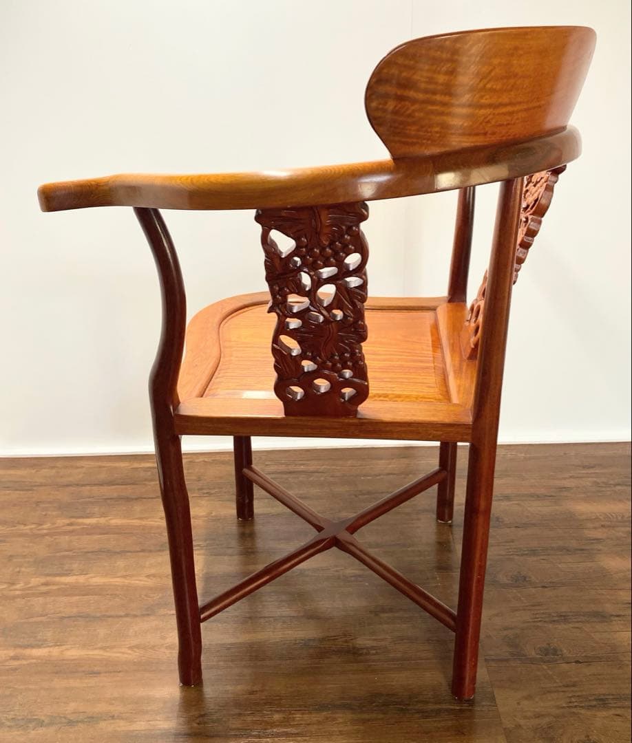 螺鈿細工 中国家具 椅子 アームチェア