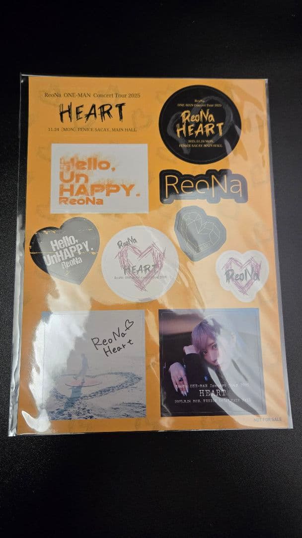 ReoNa 会場限定ステッカー 12種