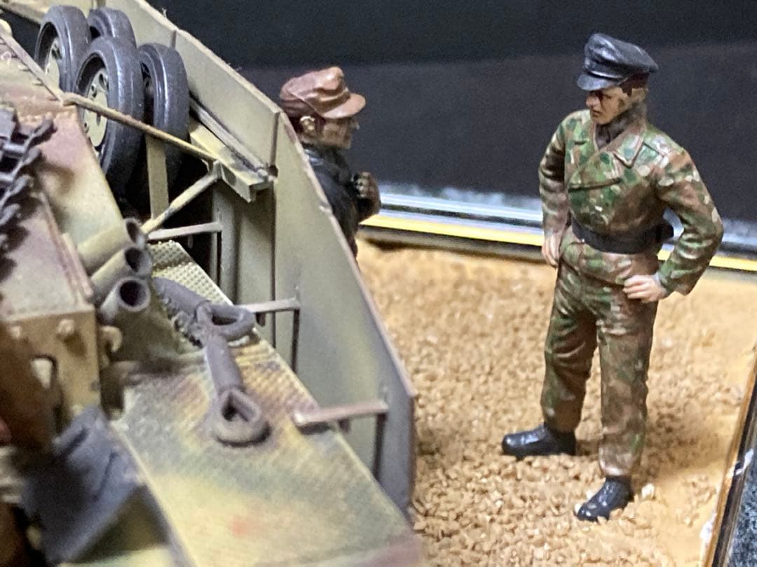 タミヤ　1/35 ドイツ軍　三号突撃砲G型　ヴィネット　完成品ジャンク