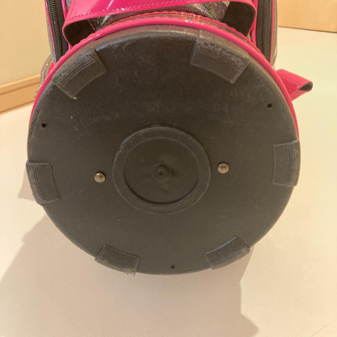 【みさこ】ウィルソン ゴルフ キャディバッグ シルバーラメ ピンク ハート