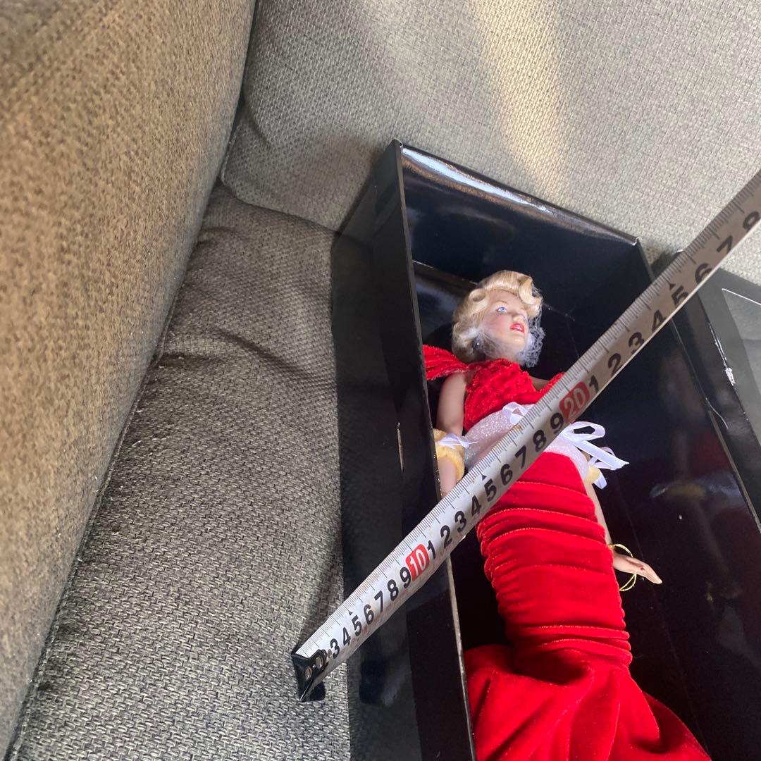 マリリン・モンロー フィギュア 赤ドレス ビンテージ　フランクリン・ミント