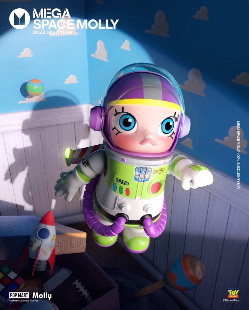 ポップマート Space Molly 400% Buzz Lightyear
