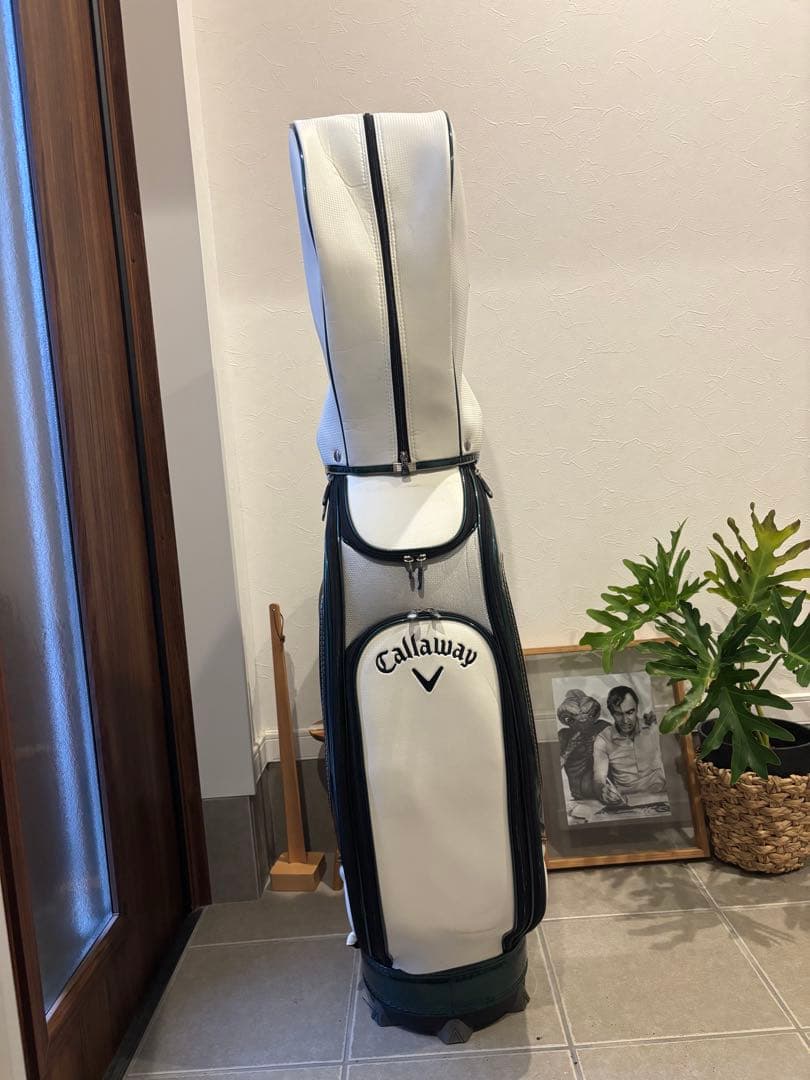 【掲載終了まで残りわずか】Callaway キャディバッグ ホワイト・グリーン