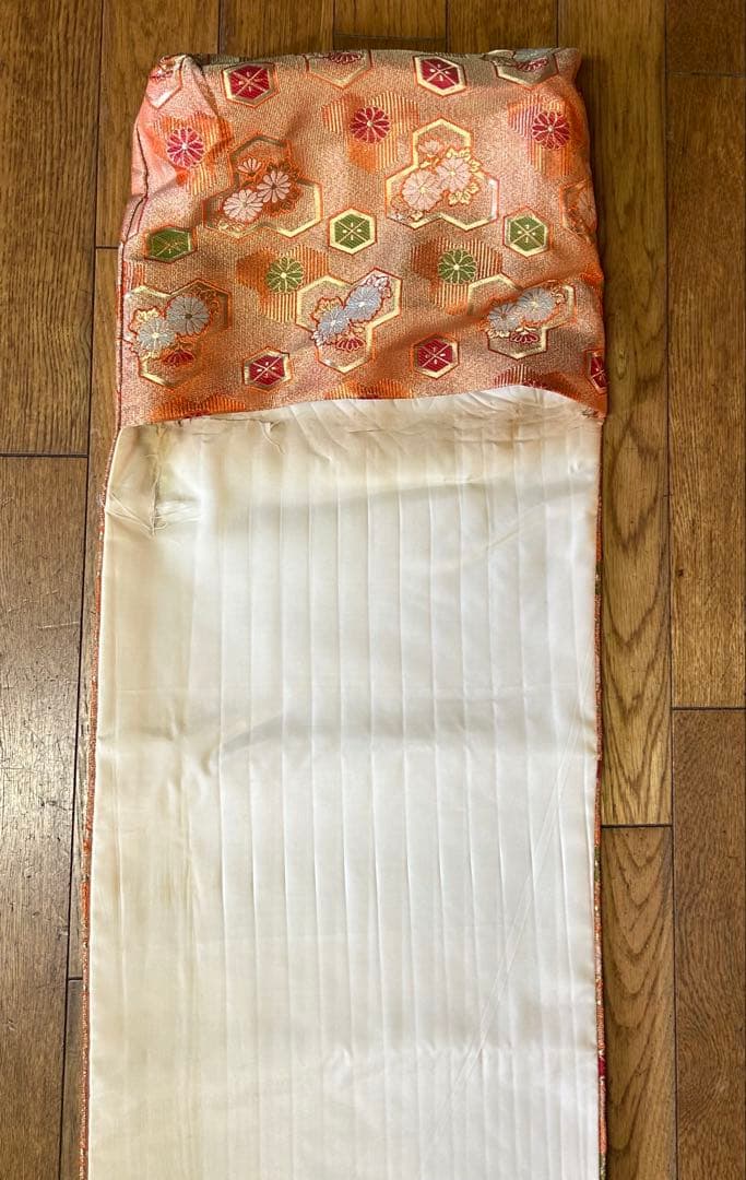 送料無料　木製筝 13本弦 和柄カバー付き