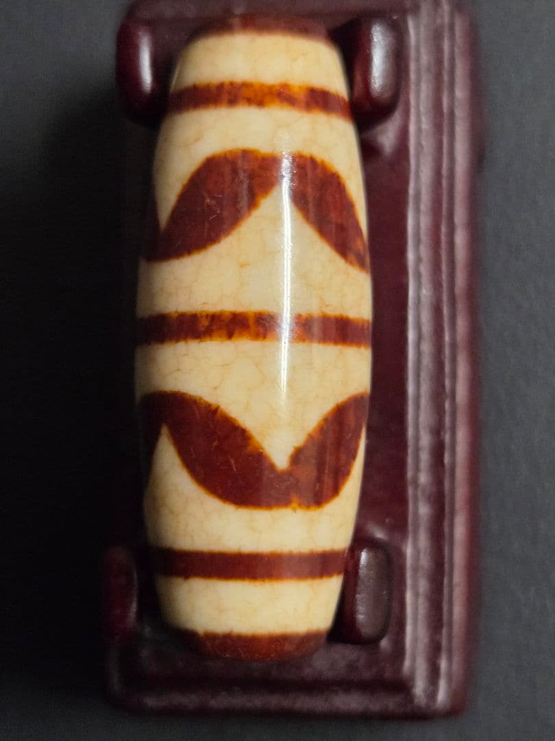 955　専用です。　上肯　双虎牙天珠　龍紋　希少　dzibeads！