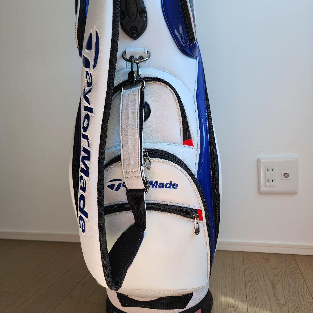TaylorMade テーラーメイド キャディバッグ ホワイト/ブルー/レッド
