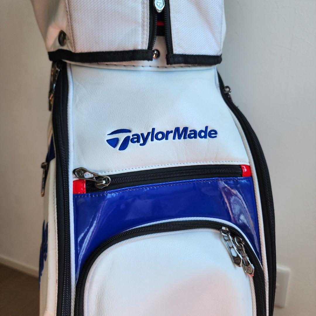 TaylorMade テーラーメイド キャディバッグ ホワイト/ブルー/レッド