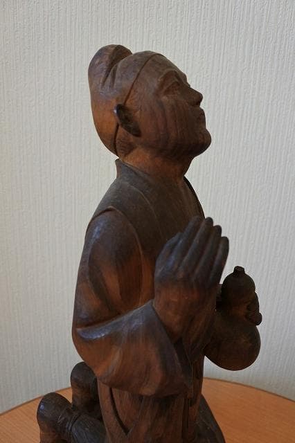 木彫 水戸　清芳　刀