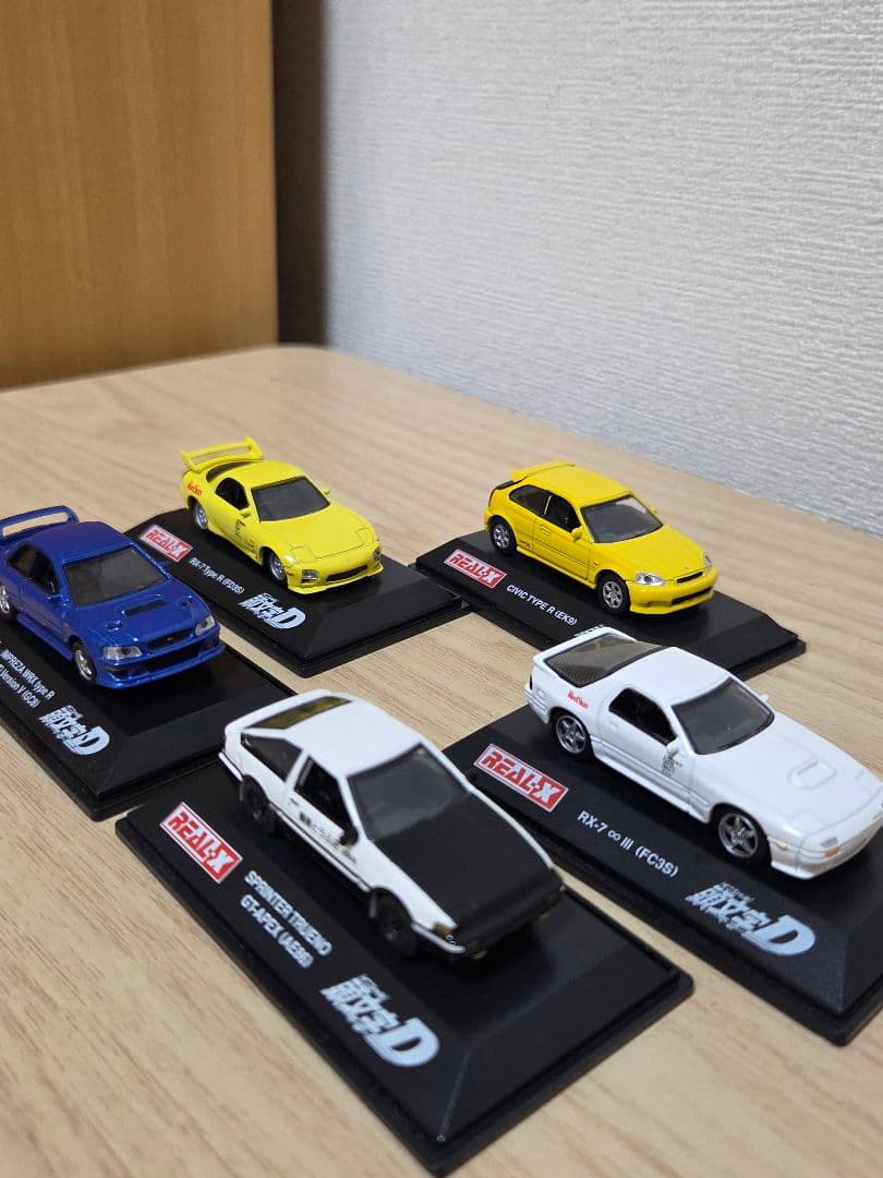 REAL-X 頭文字D ミニカーセット 1/64　イニシャルD　レア