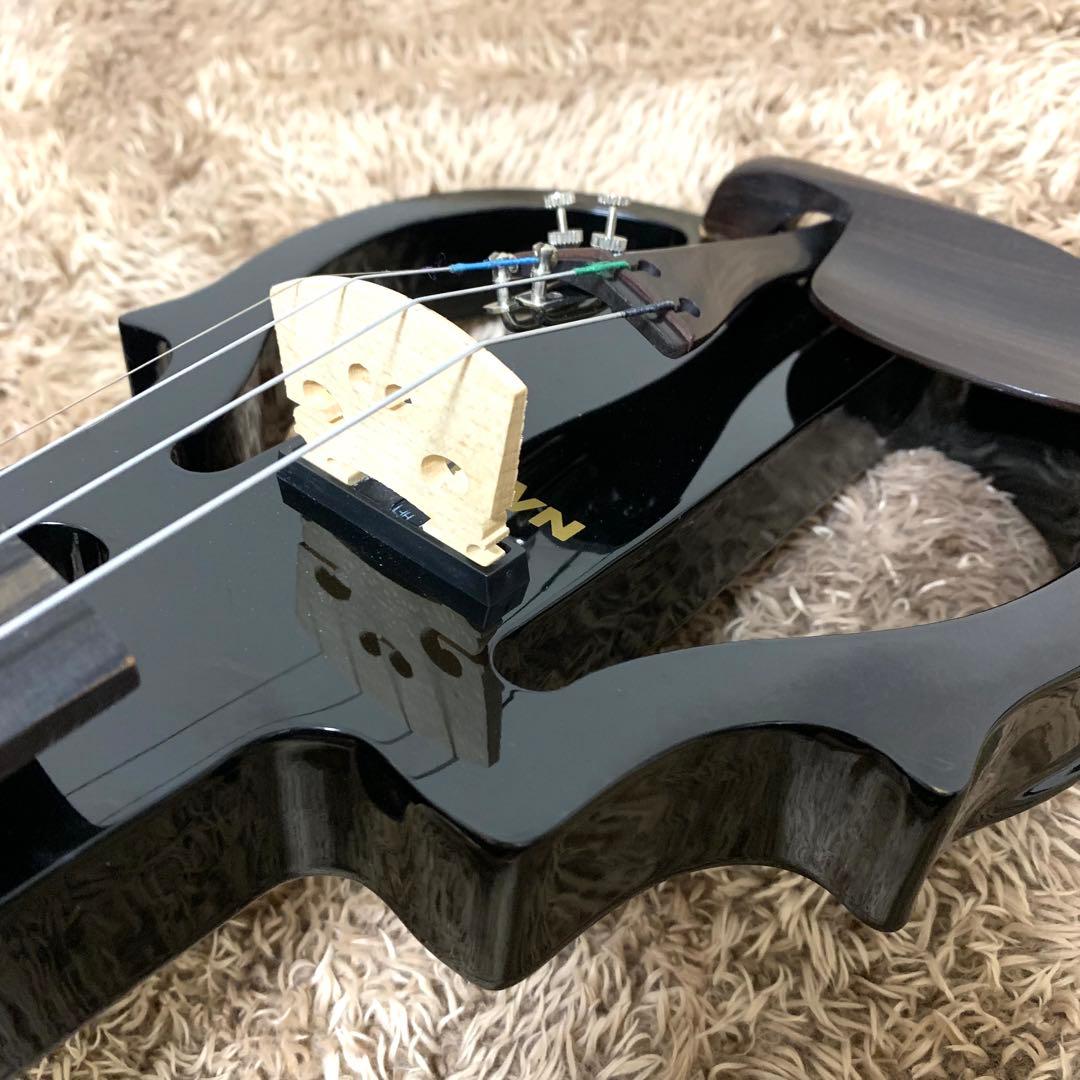 【美品】NAMU サイレントバイオリン 弦新品 ケース付