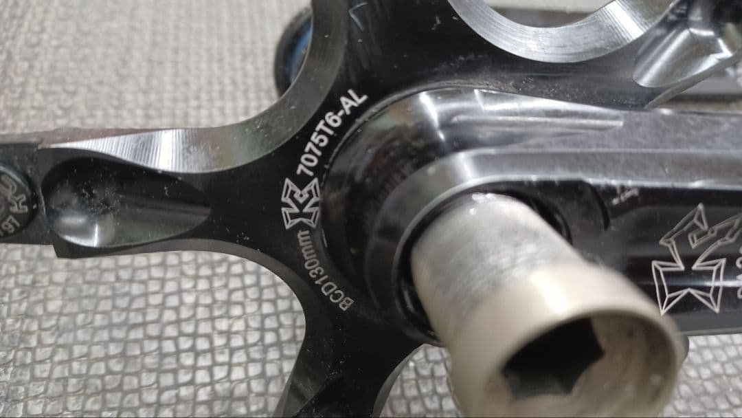 【珍】kcnc ピスト シングル クランクセット