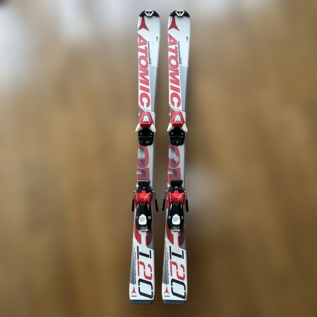 ATOMIC 120 スキー ホワイト/レッド