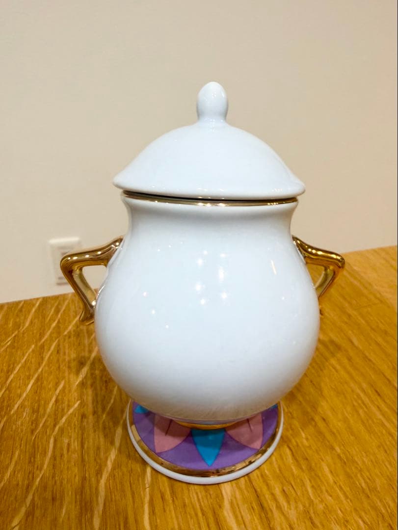 美品 ディズニーリゾート　美女と野獣　ポット婦人　ティーセット7点セット