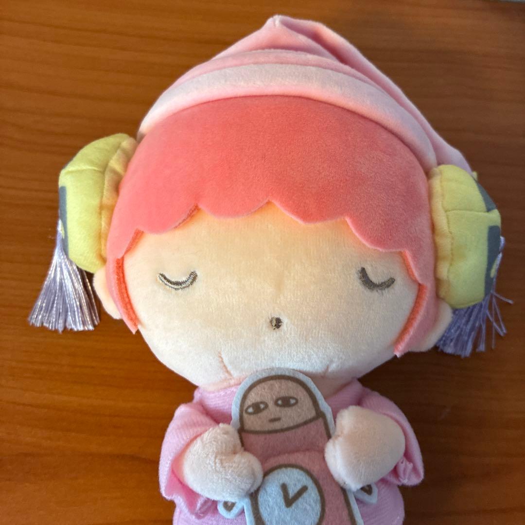 銀魂×サンリオ　神楽　むにゅぐるみ　おやすみ柄