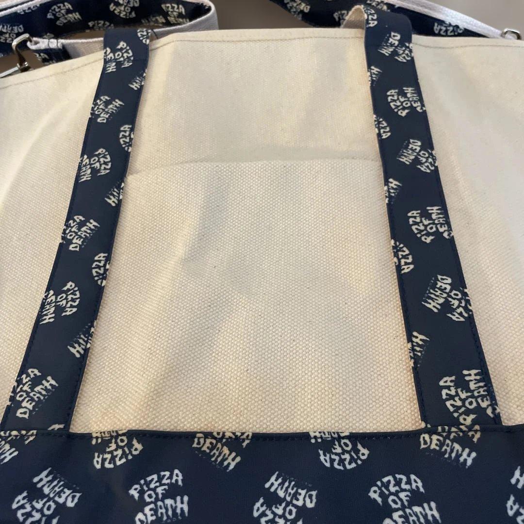 S*)様 PIZZA OF DEATH トートバッグストラップ付きkenyoko