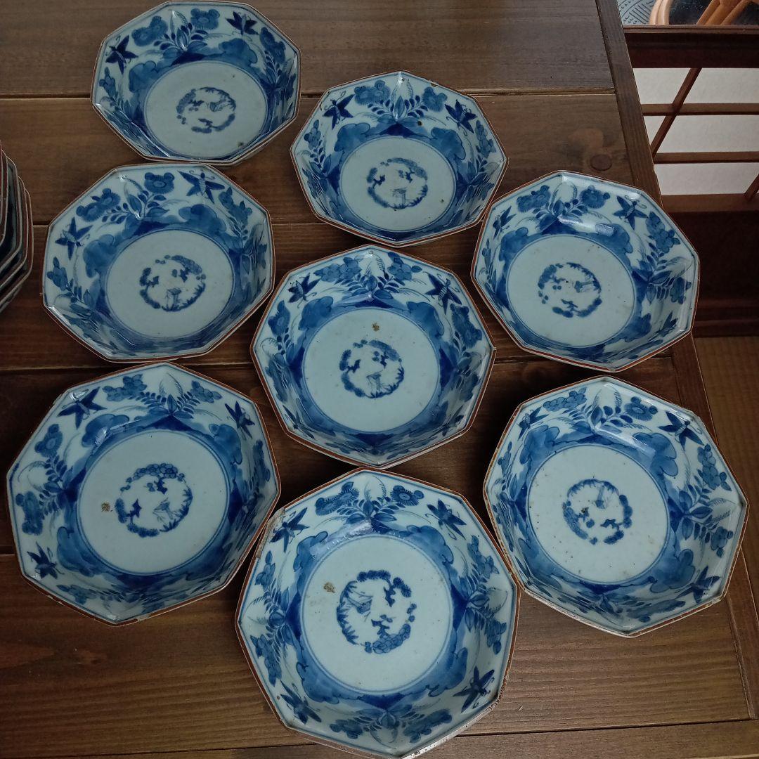 明治伊万里　真酢皿18枚　E−666