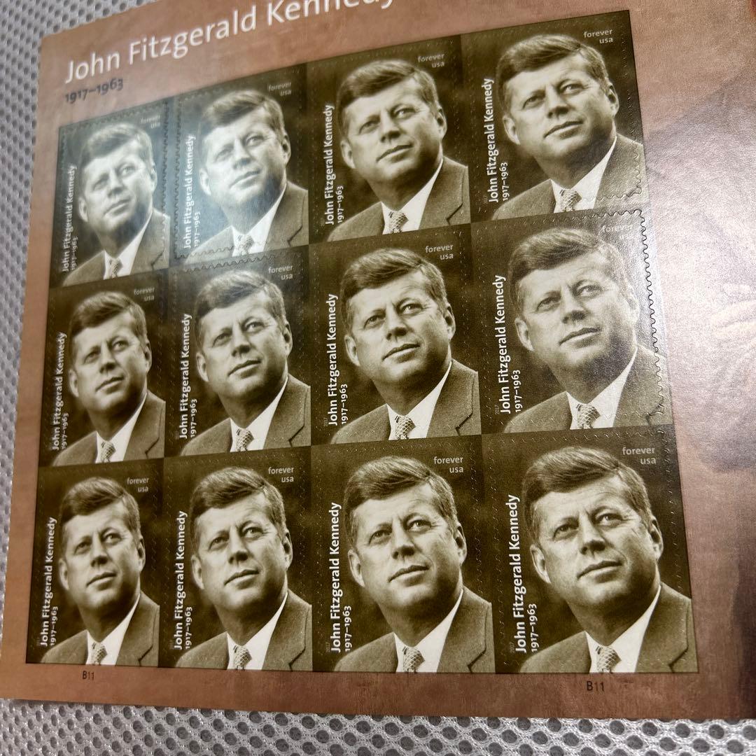 外国切手　アメリカ大統領　ジョンＦケネディ　2016年発行　価格未定