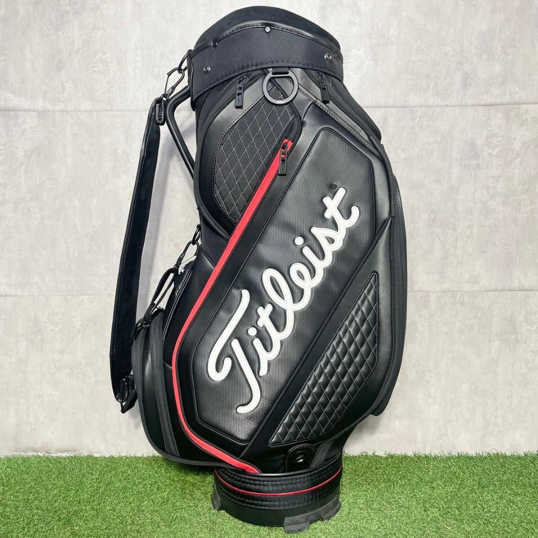 タイトリスト ツアーモデル Titleist キャディバッグ ゴルフバッグ 良品