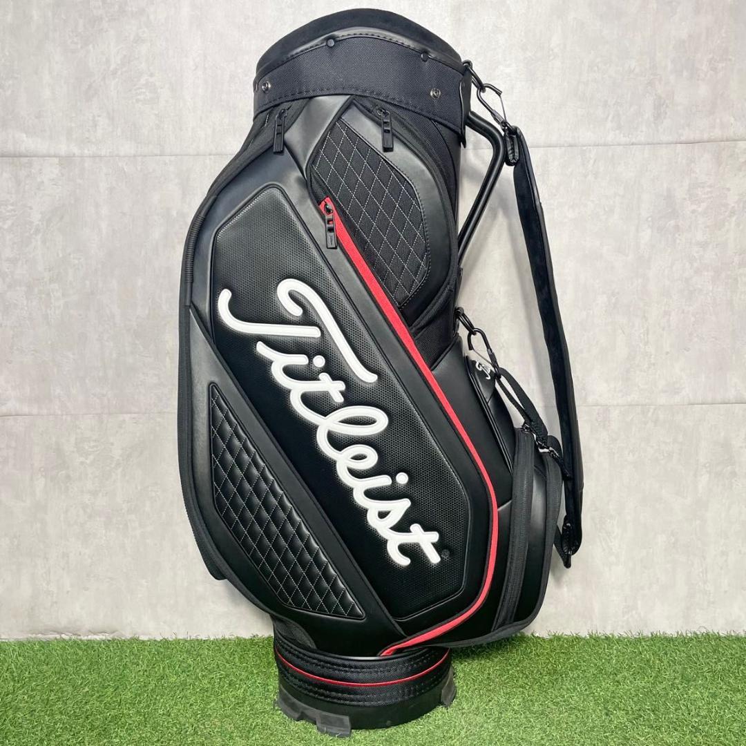 タイトリスト ツアーモデル Titleist キャディバッグ ゴルフバッグ 良品