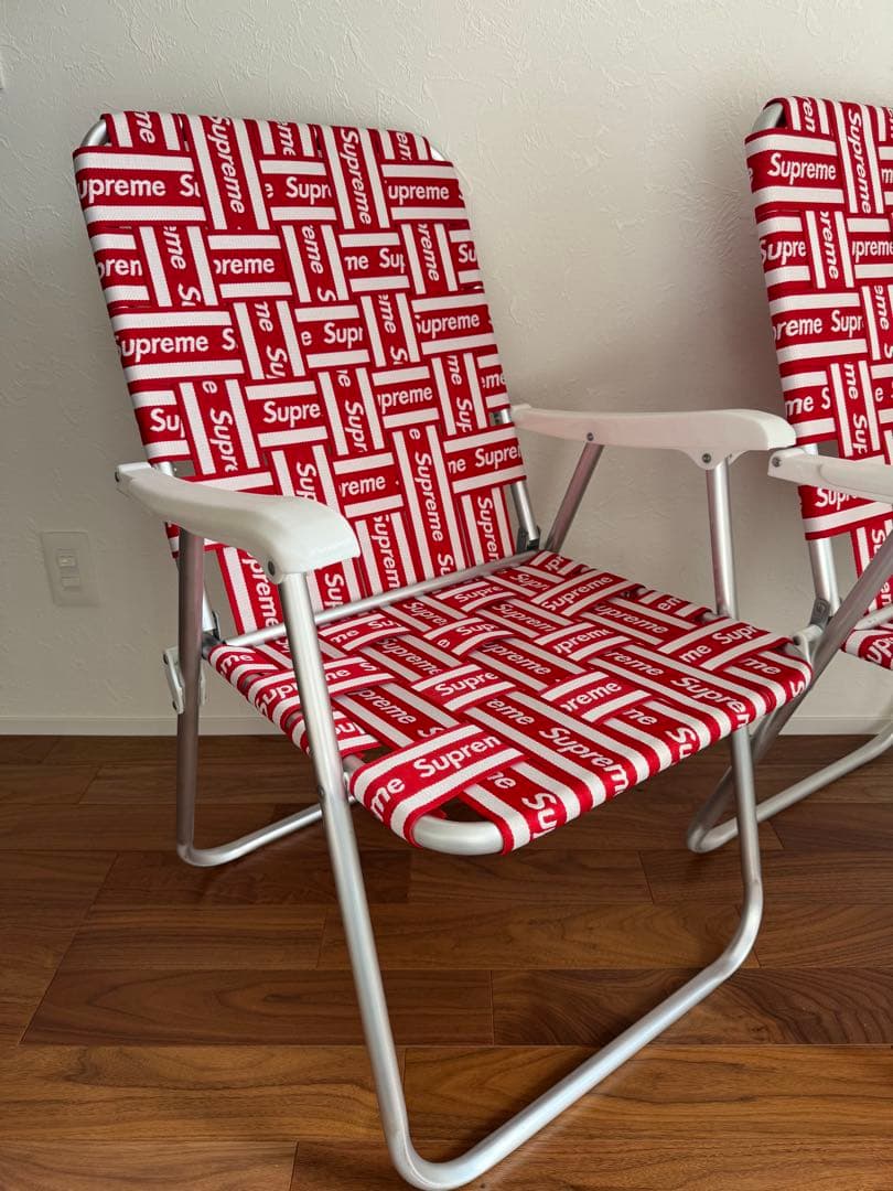 2脚セット Supreme Lawn Chair 2 椅子 チェア