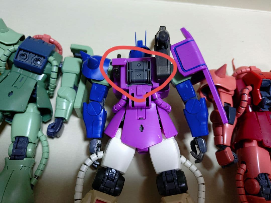 MGザク６体セット