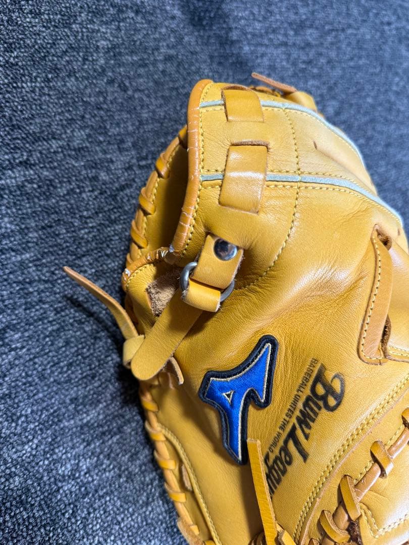 【極美品】 MIZUNO キャッチャー　ミット グローブ Buw League
