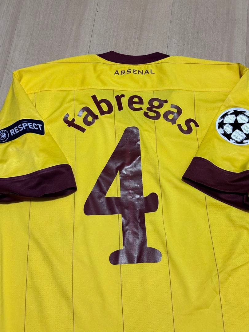 正規品アーセナル シャツ2010-11 ファブレガス選手　L