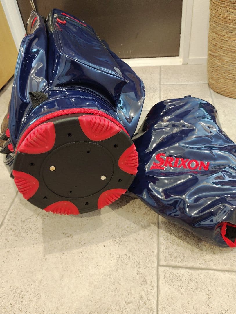 価格変更【超美品】希少スリクソンエナメル★ネイビー×レッド