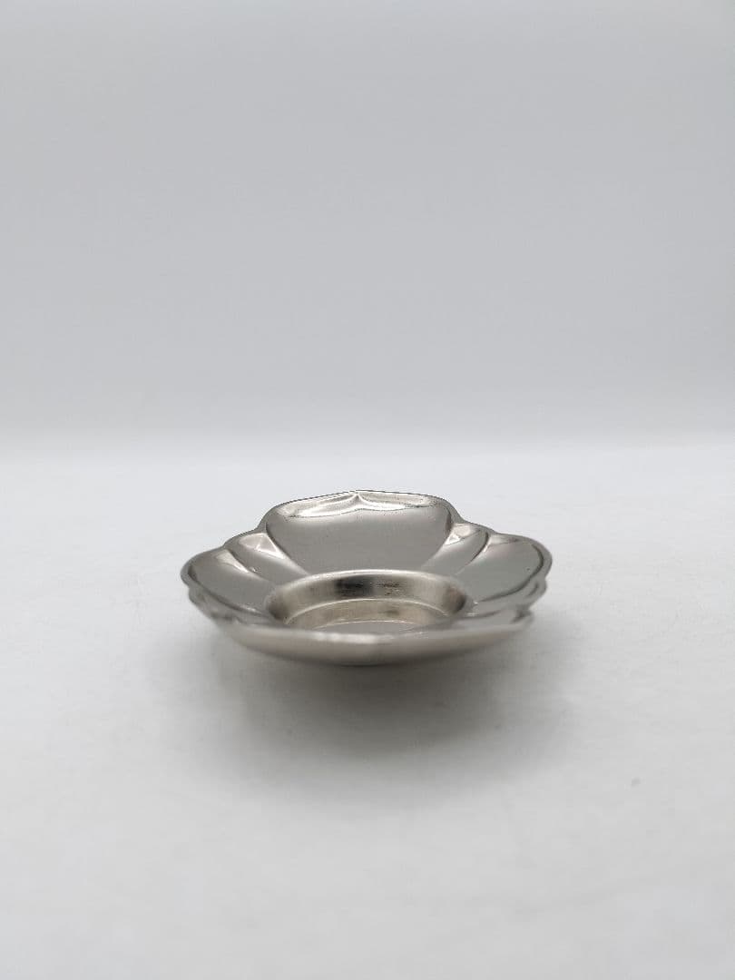 c809 煎茶 茶托 剣木瓜型 五客　乾茂號造印あり　茶道具 古物